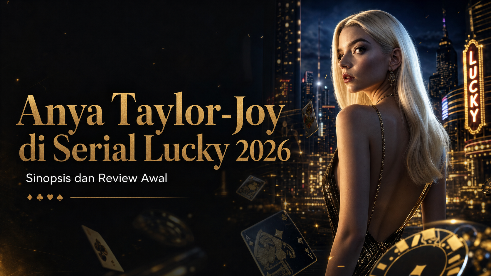 anya - Anya Taylor-Joy di Serial Lucky 2026: Sinopsis dan Review Awal