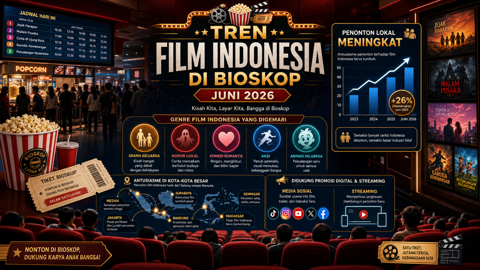 Konteks Tren Film Indonesia di Bioskop Juni 2026 - film