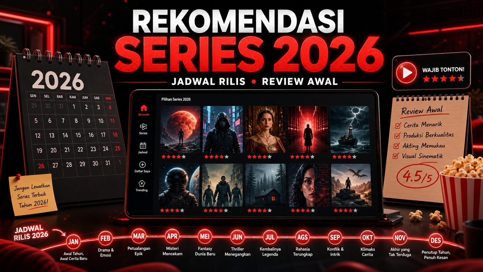 Rekomendasi Series Netflix 2026: Jadwal Rilis dan Review Awal - netflix