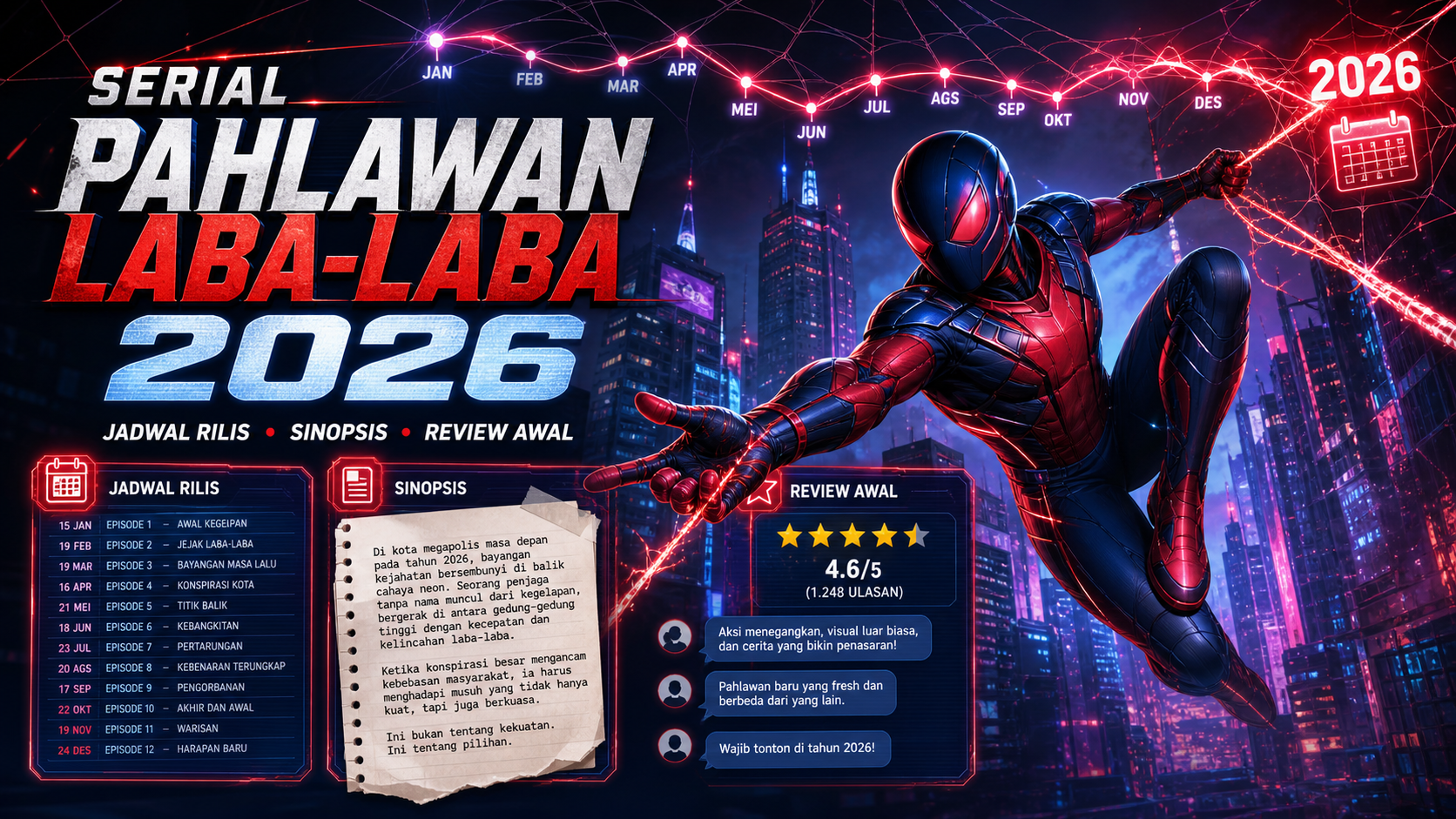 Series Spider-Man 2026: Jadwal Rilis, Sinopsis, dan Review Awal - spiderman
