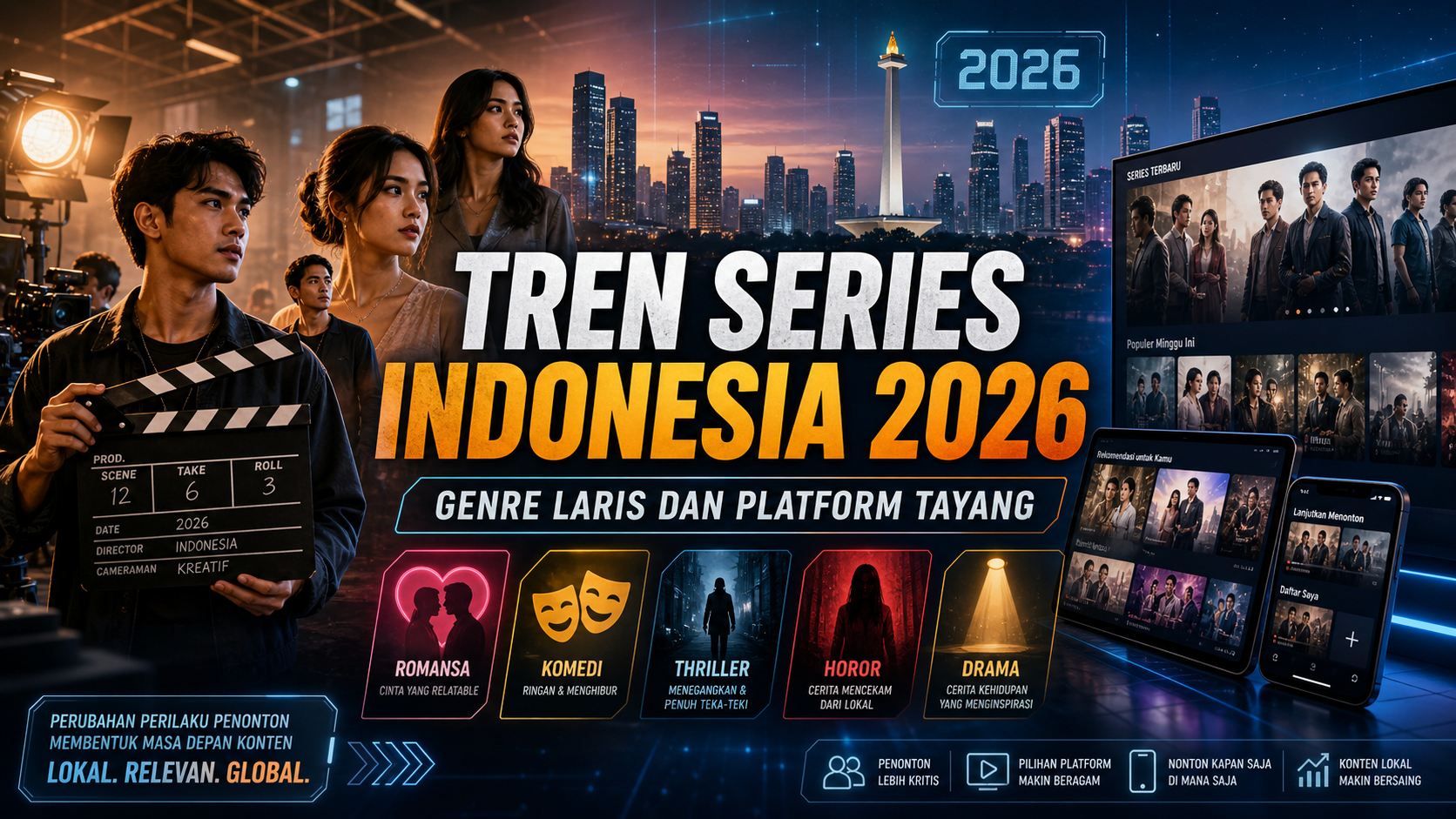 series - Tren Series Indonesia 2026: Genre Laris dan Platform Tayang