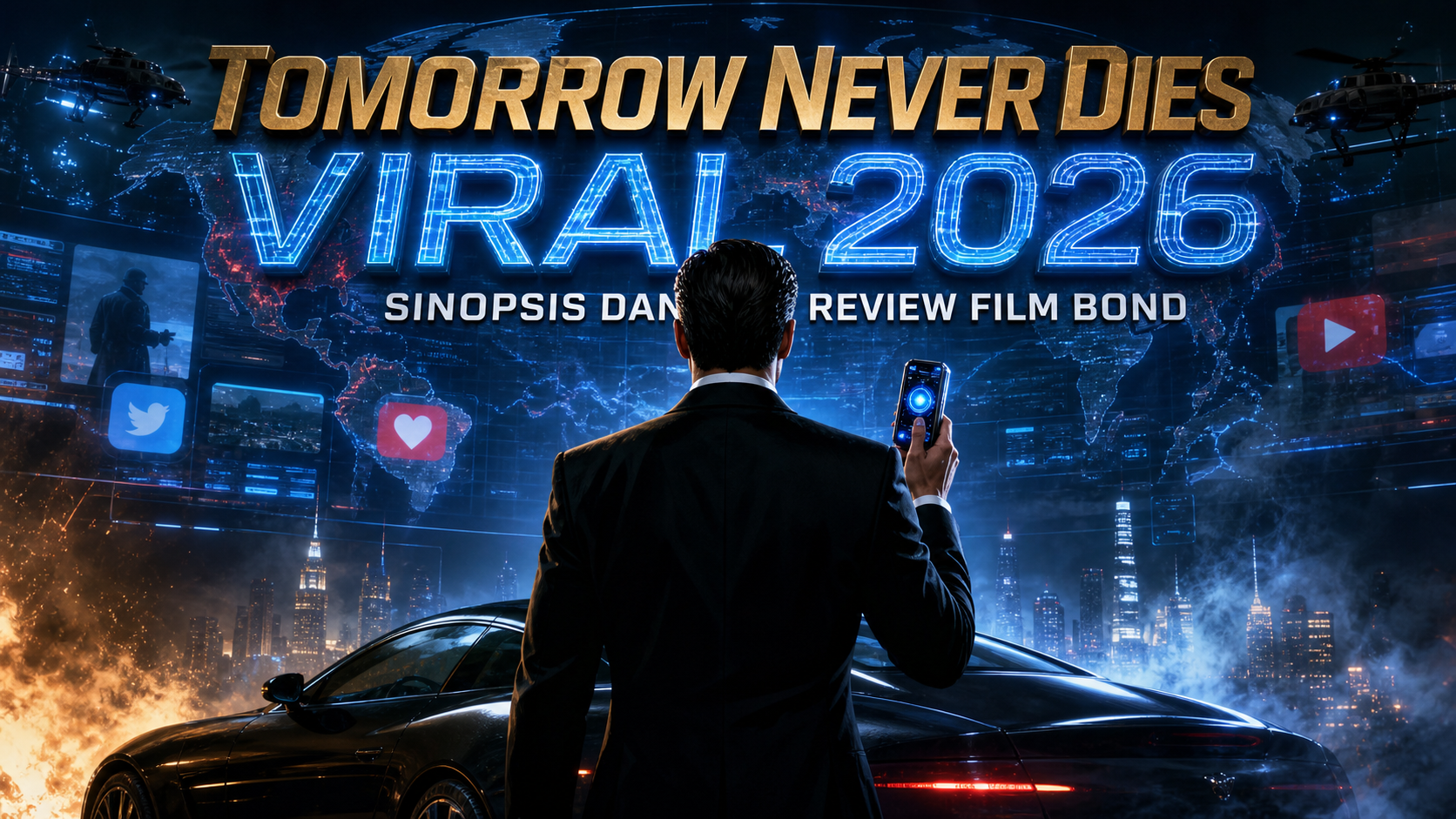 Tomorrow Never Dies Viral 2026: Sinopsis dan Review Film Bond - bond