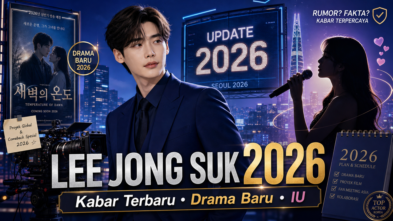Update Lee Jong Suk 2026: Kabar Terbaru, Drama Baru, dan Hubungan IU - lee