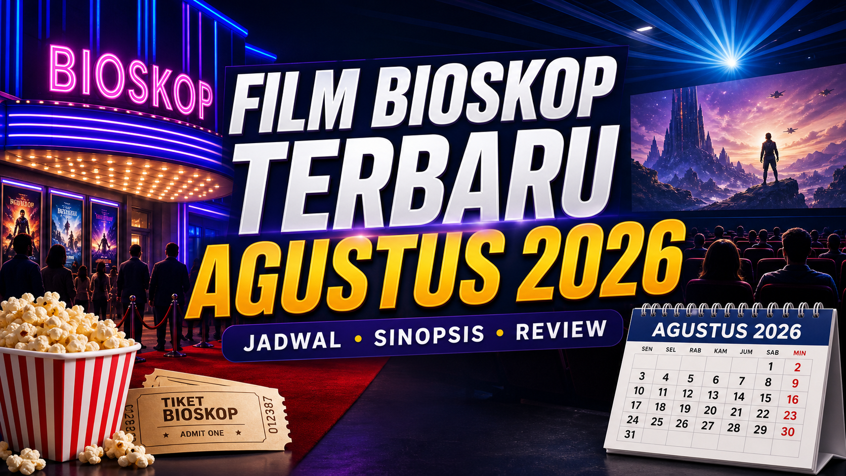 bioskop - Film Bioskop Terbaru Agustus 2026: Jadwal, Sinopsis, Review