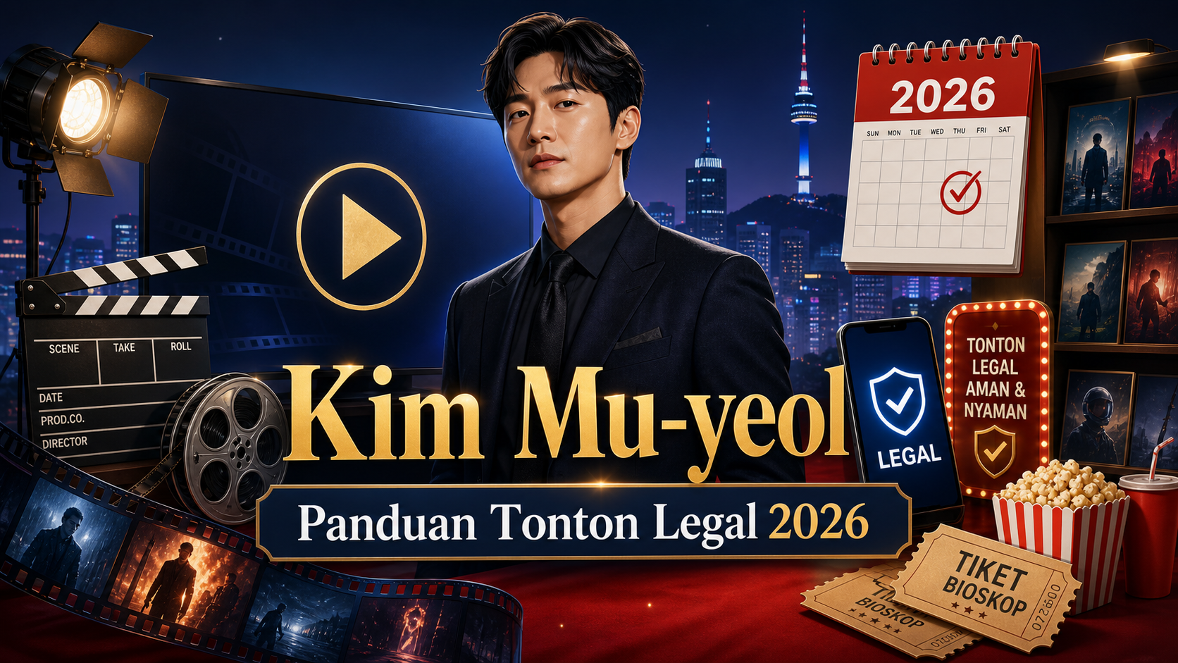 Film dan Acara TV Kim Mu-yeol: Panduan Tonton Legal Terbaru 2026 - muyeol