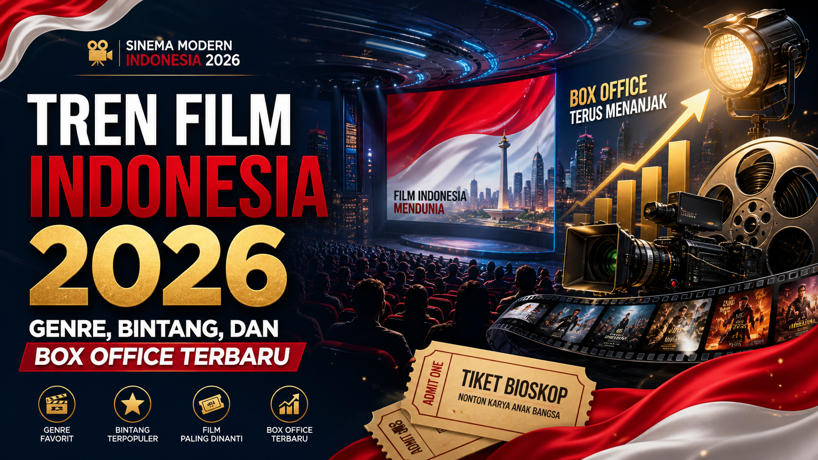 film - Tren Film Indonesia 2026: Genre, Bintang, dan Box Office Terbaru