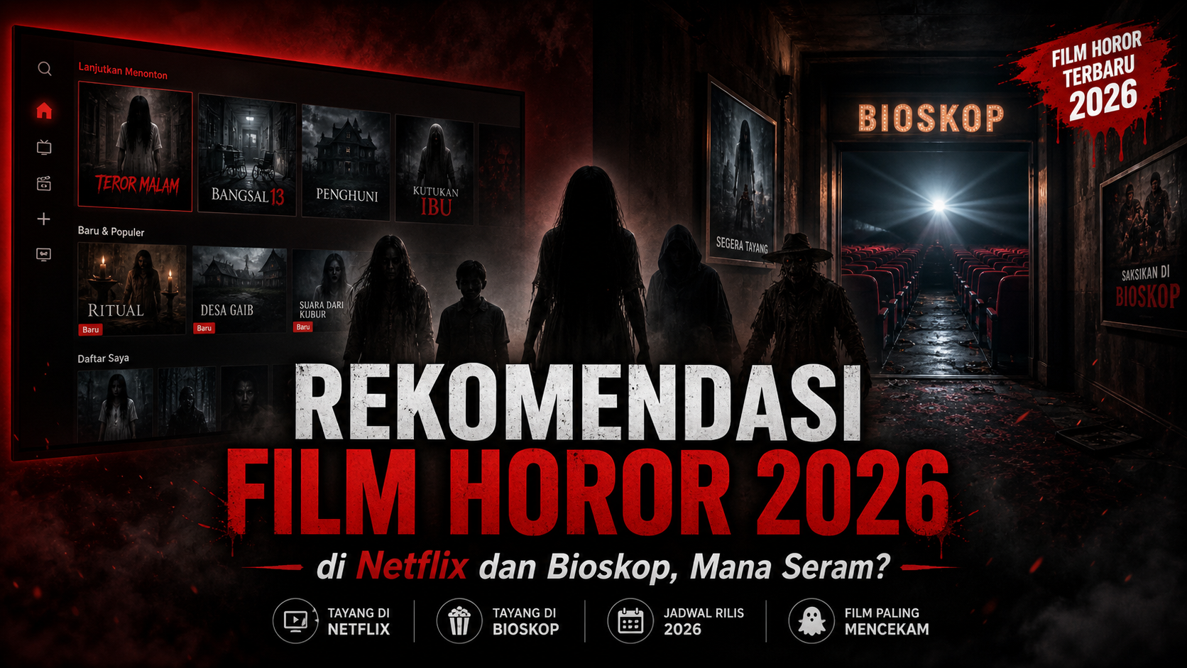 horor - Rekomendasi Film Horor 2026 di Netflix dan Bioskop, Mana Seram?