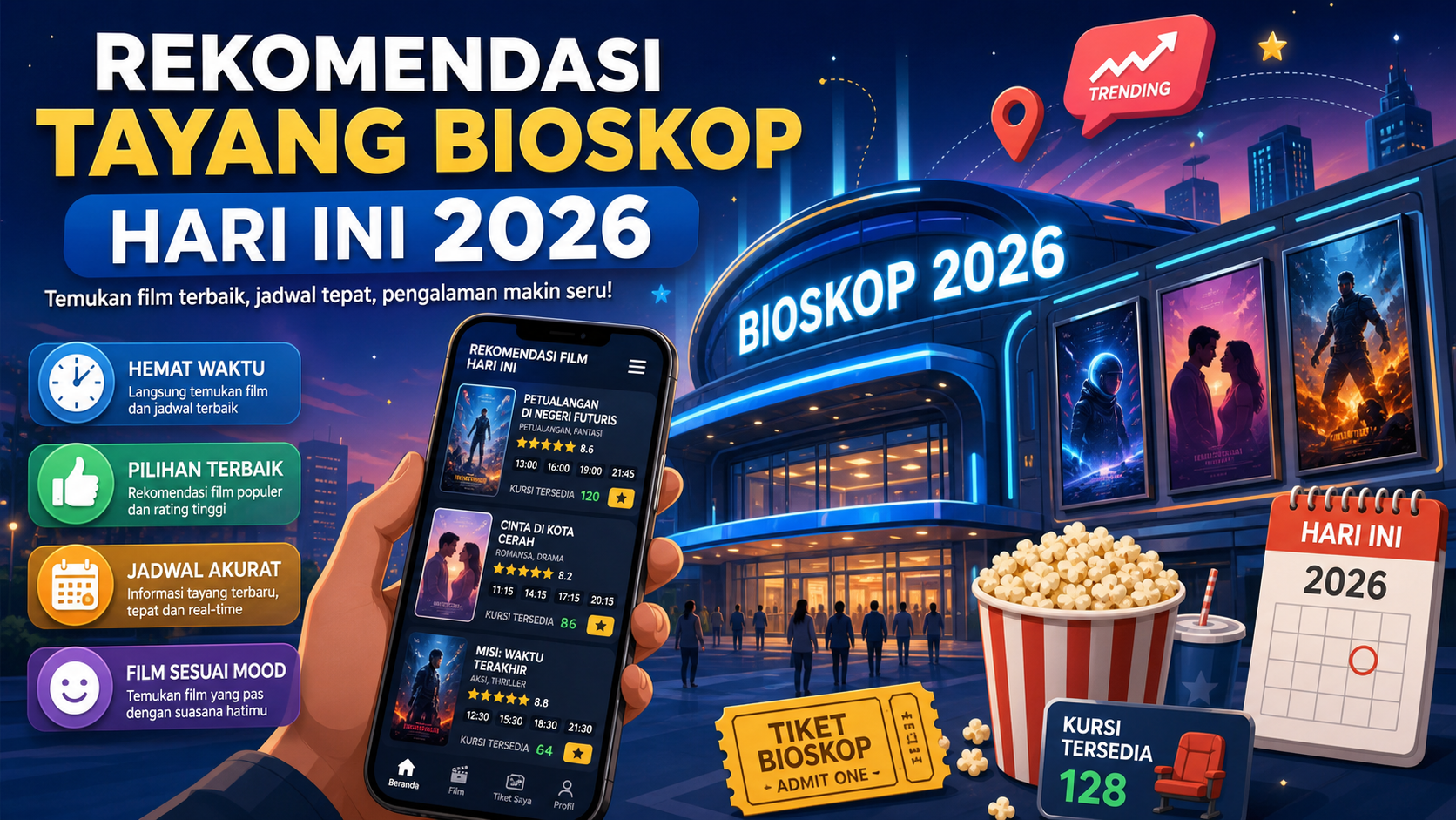 Kenapa Rekomendasi Tayang Bioskop Hari Ini 2026 Penting? - film