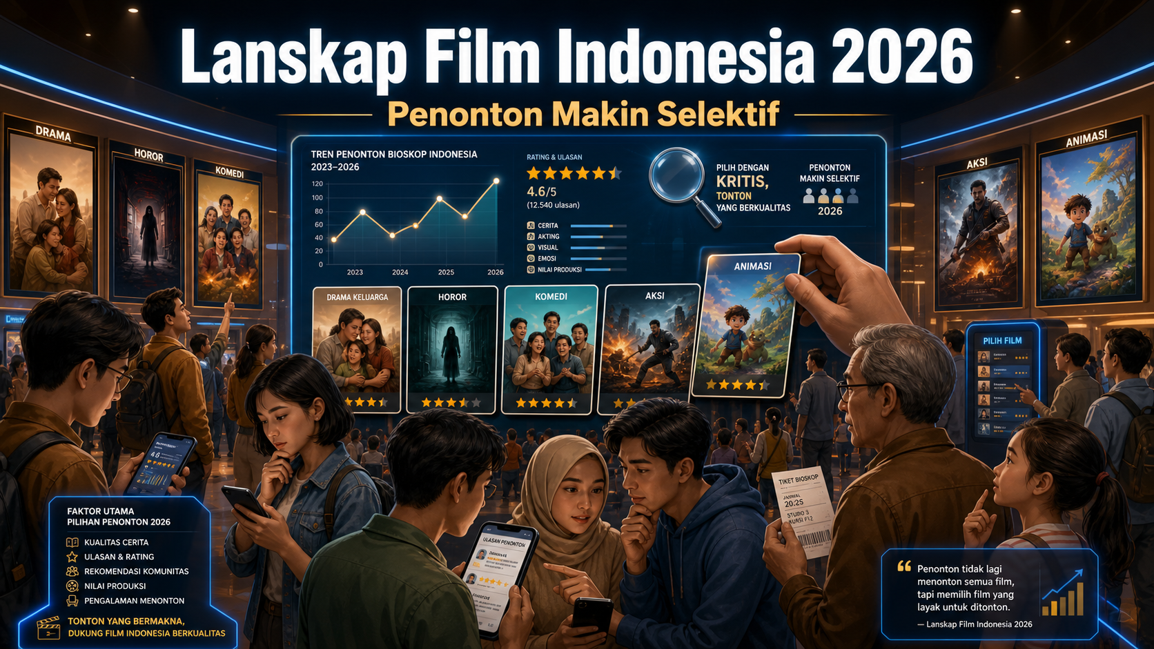 Lanskap Film Indonesia 2026: Penonton Makin Selektif - film