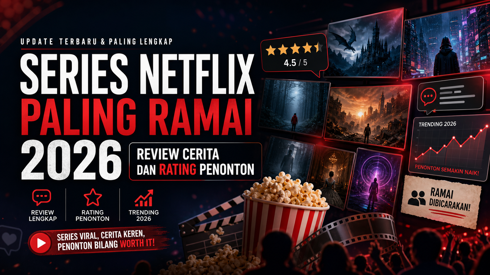 netflix - Series Netflix Paling Ramai 2026: Review Cerita dan Rating Penonton