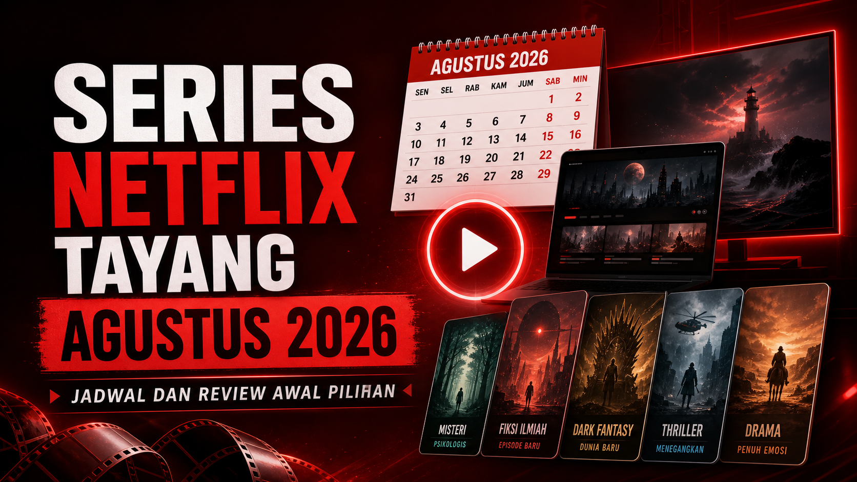 netflix - Series Netflix Tayang Agustus 2026: Jadwal dan Review Awal Pilihan
