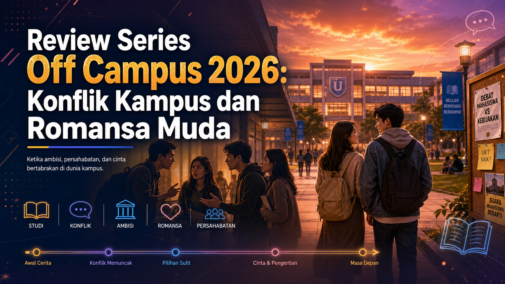 offcampus - Review Series Off Campus 2026: Konflik Kampus dan Romansa Muda