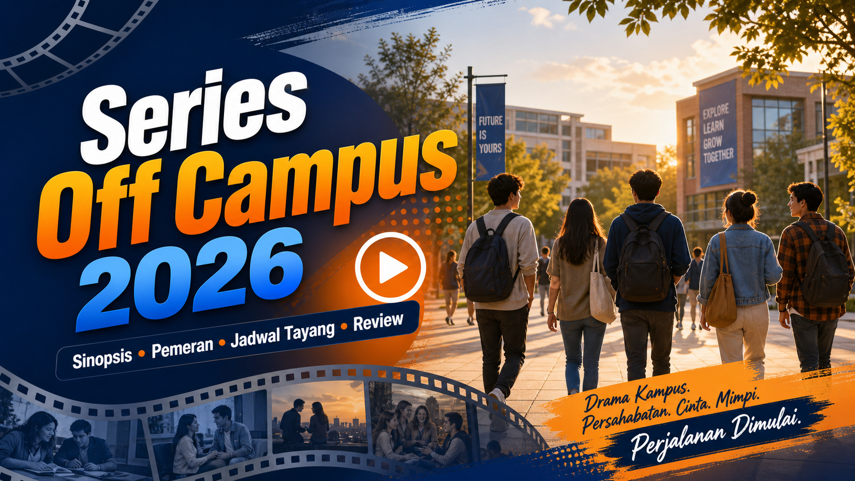 offcampus - Series Off Campus 2026: Sinopsis, Pemeran, Jadwal Tayang dan Review