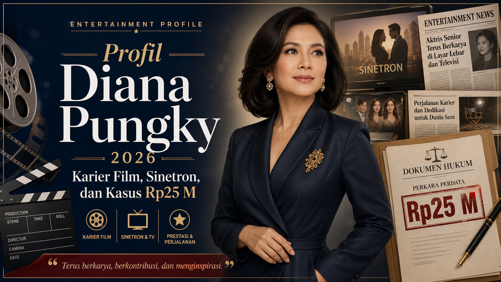 Profil Diana Pungky 2026: Karier Film, Sinetron, dan Kasus Rp25 M - diana