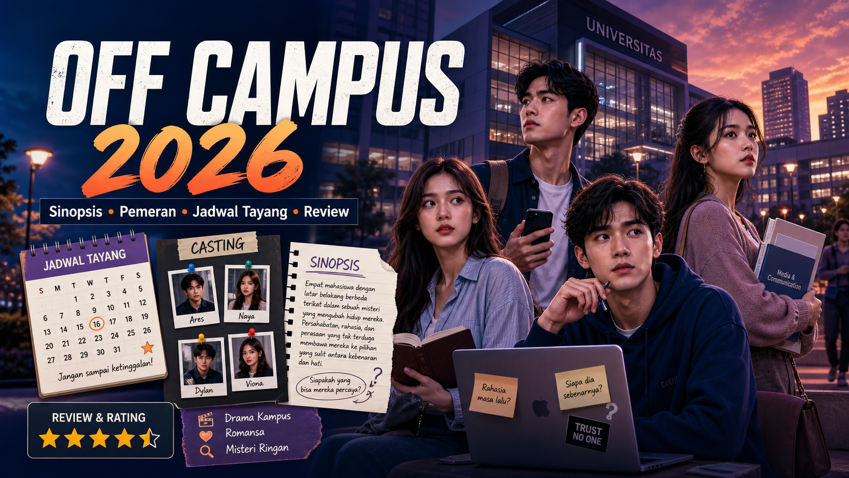 Series Off Campus 2026: Sinopsis, Pemeran, Jadwal Tayang dan Review - offcampus