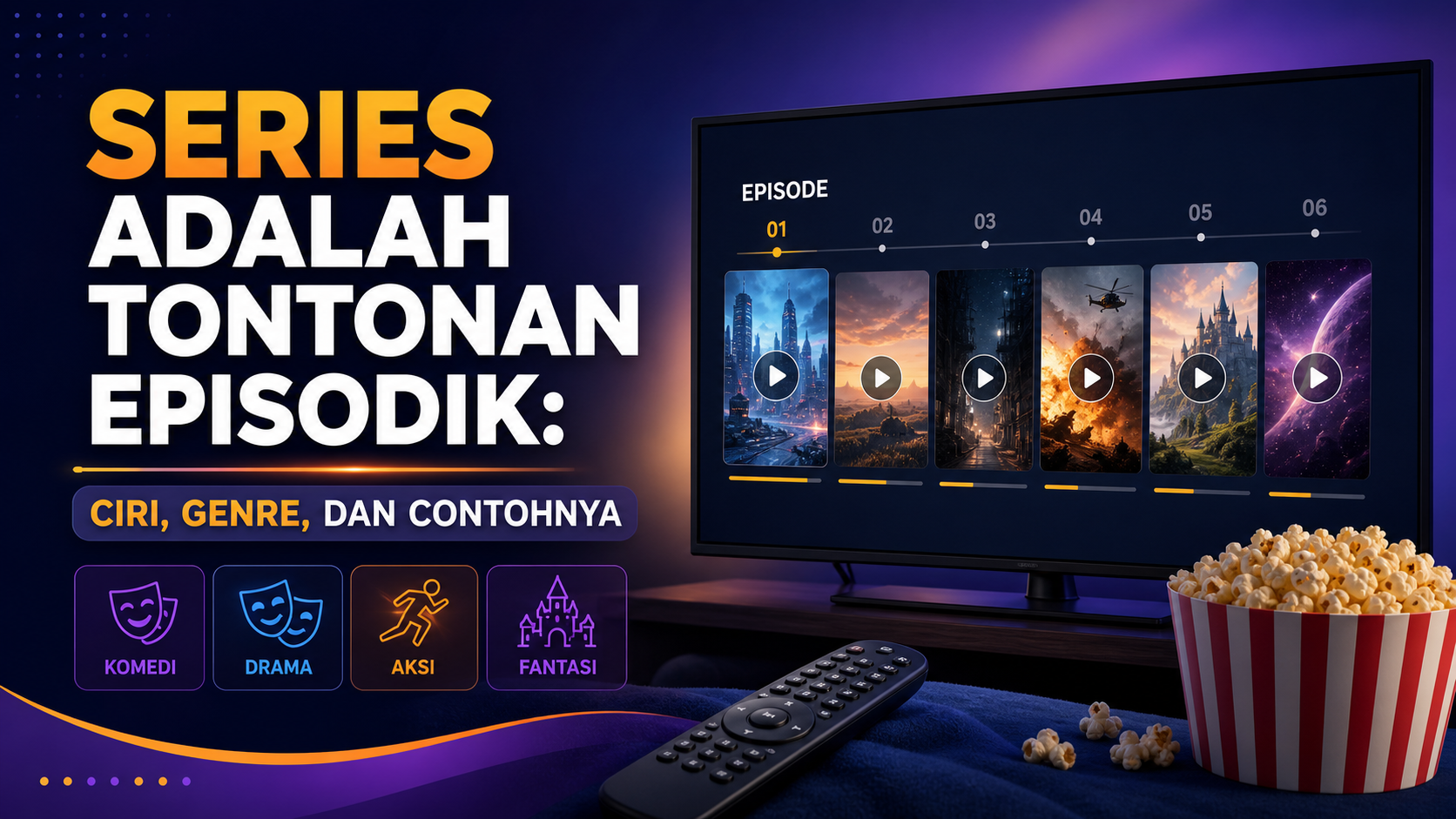 series - Series Adalah Tontonan Episodik: Ciri, Genre, dan Contohnya