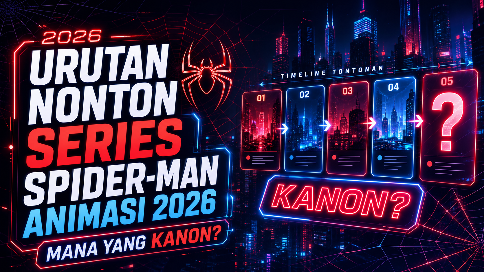 spiderman - Urutan Nonton Series Spider-Man Animasi 2026, Mana yang Kanon?