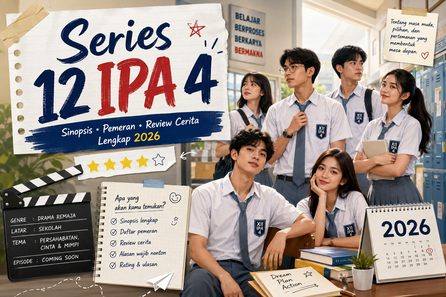 Series 12 IPA 4: Sinopsis, Pemeran, dan Review Cerita Lengkap 2026 - series