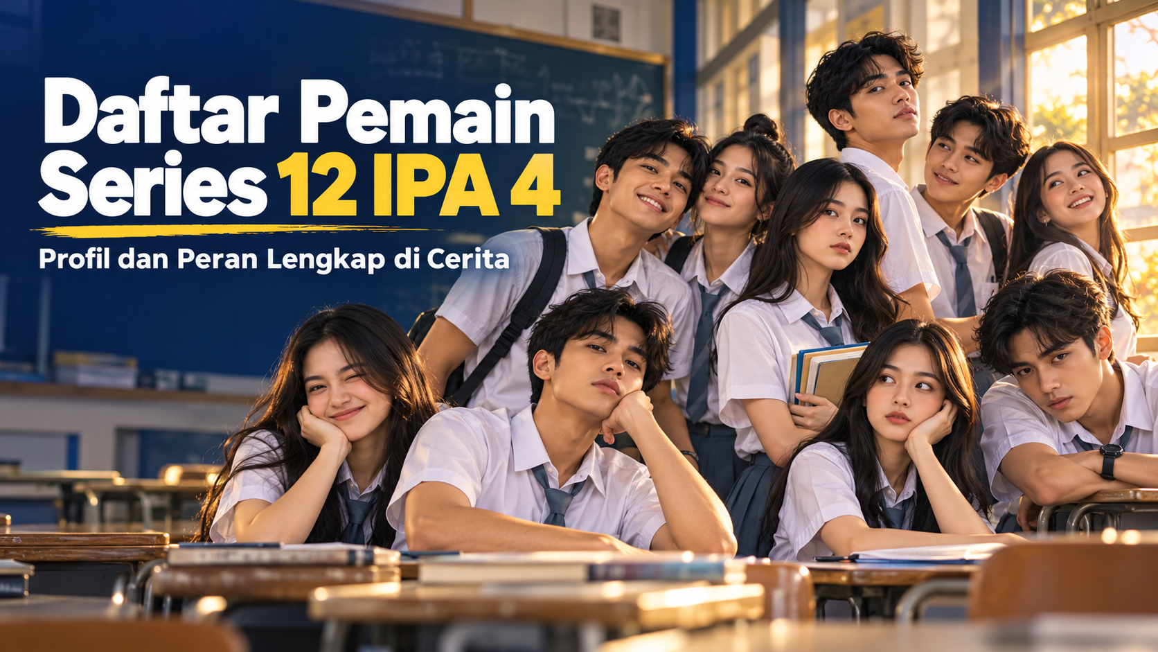 12ipa4 - Daftar Pemain Series 12 IPA 4, Profil dan Peran Lengkap di Cerita